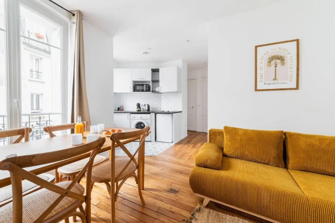 Apartment Appartement Service 2 Pieces Au Coeur Du 19E - 4P Paris